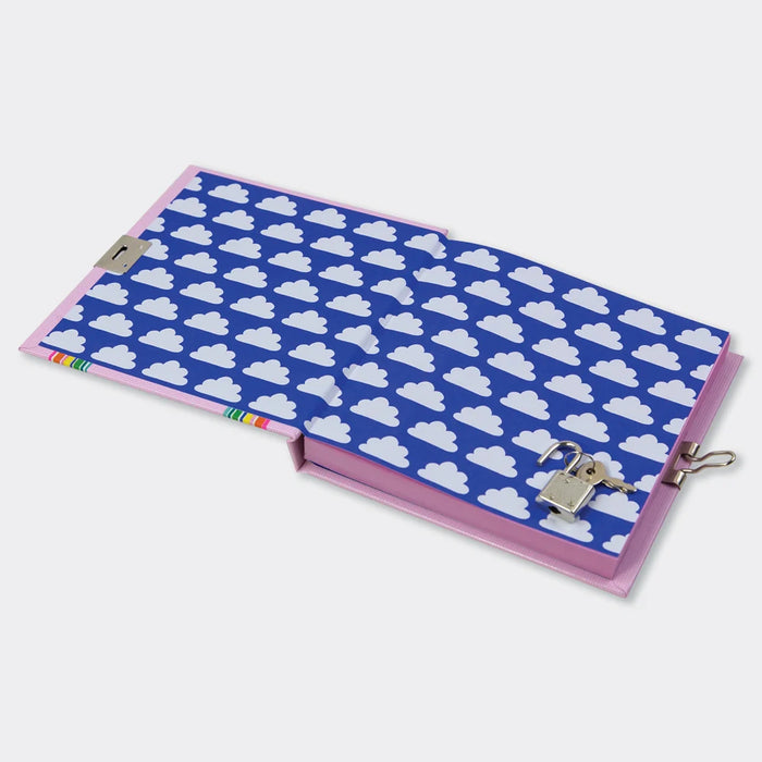 Rachel Ellen Lockable Secret Diary - Over the Rainbow