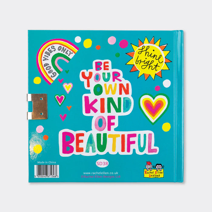 Rachel Ellen Lockable Secret Diary - Positive Vibes