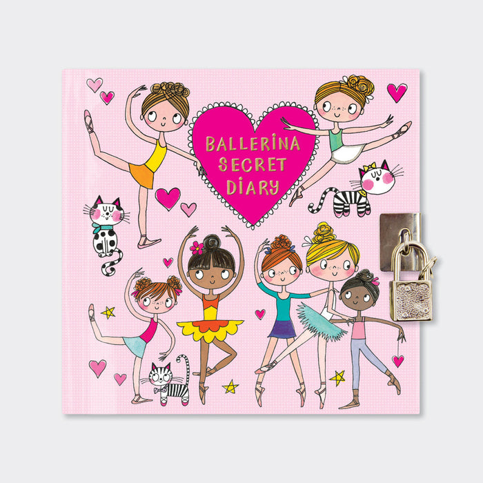 Rachel Ellen Lockable Secret Diary - Ballerina