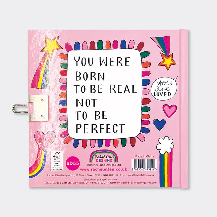 Rachel Ellen Lockable Secret Diary Unicorns, Rainbows & Bees
