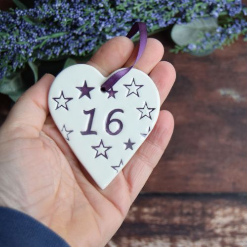 Broadland Pottery Ceramic  16 Small Heart