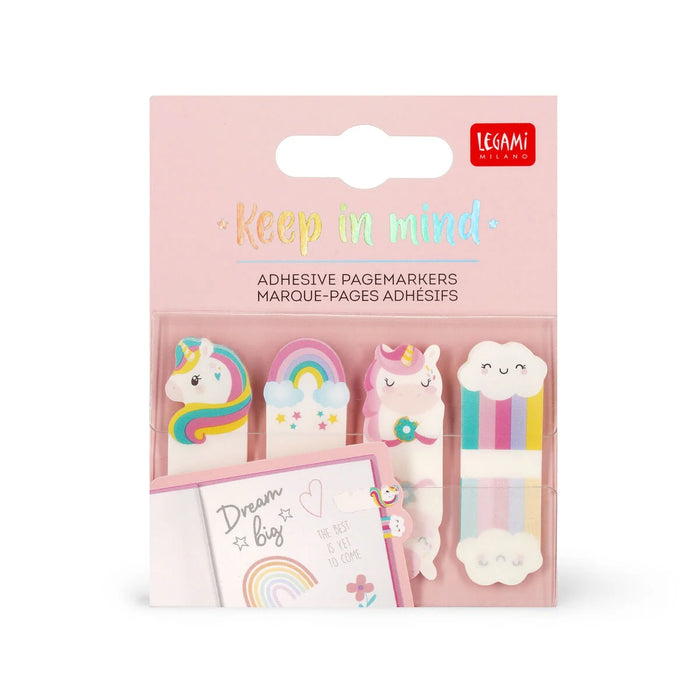 Legami Adhesive Pagemarkers - Unicorn