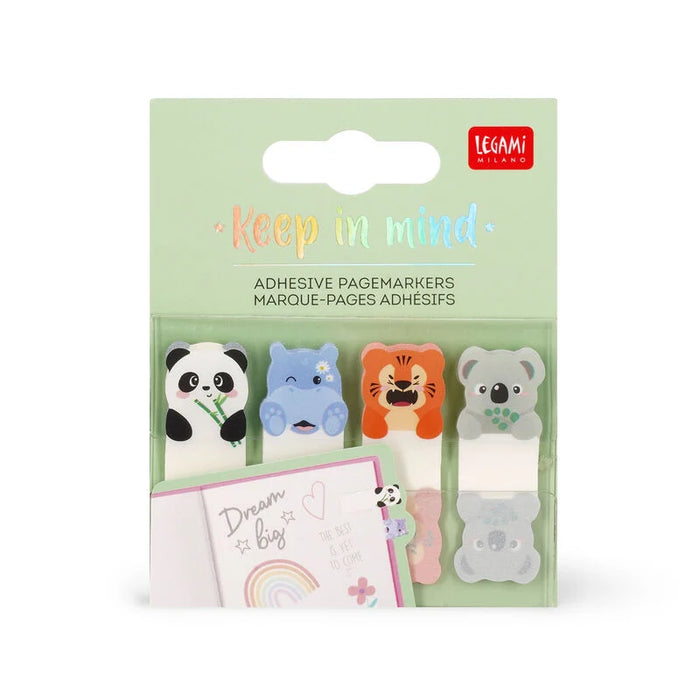 Legami Adhesive Pagemarkers - Cute Animals