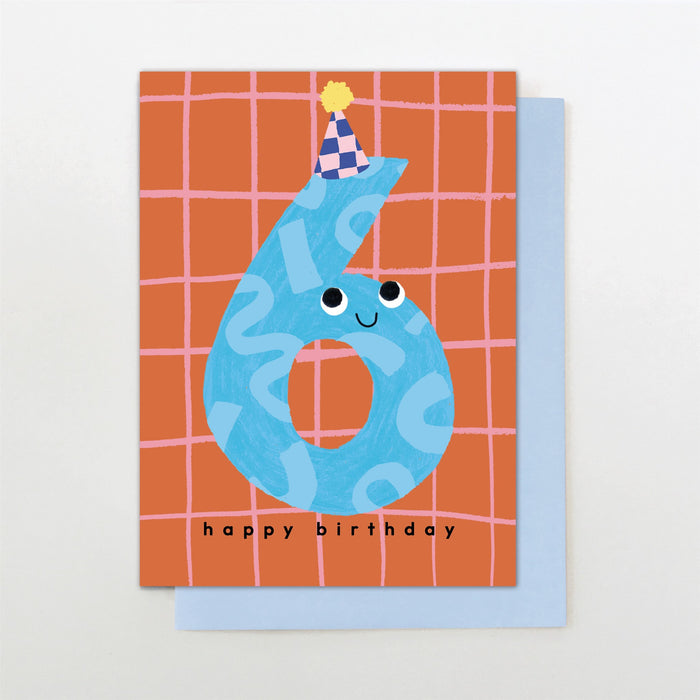 Stop the Clock Age 6 Boy Birthday Card