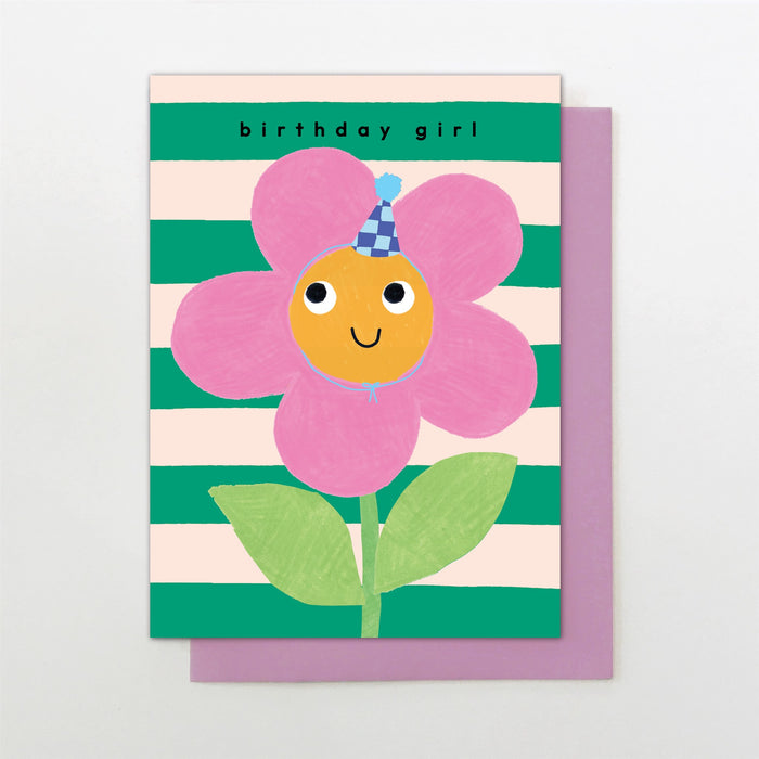 Stop the Clock Happy Flower Card