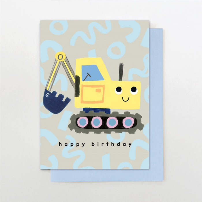Stop the Clock Birthday Digger Card