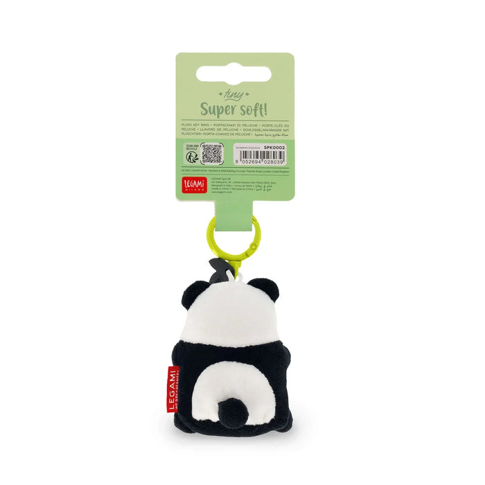 Legami Plush Key Ring - Tiny Super Soft! - Panda