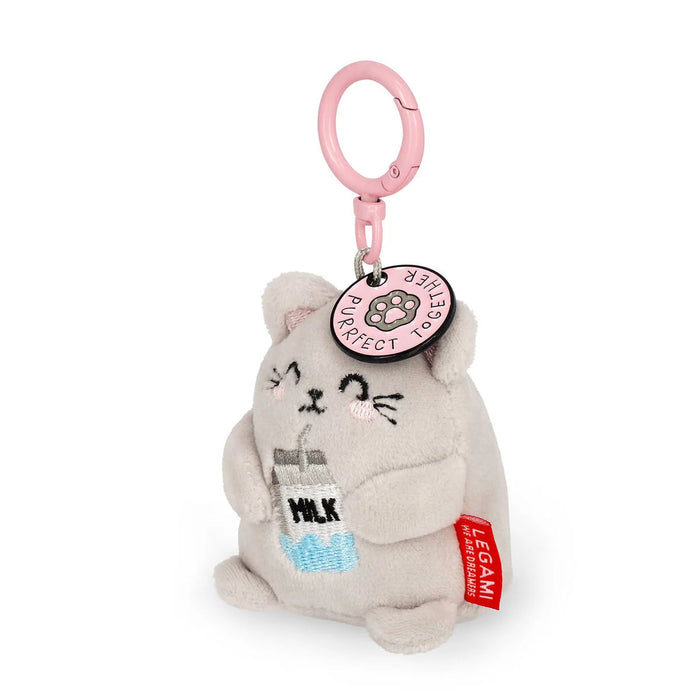 Legami Plush Key Ring - Tiny Super Soft! - Kitty