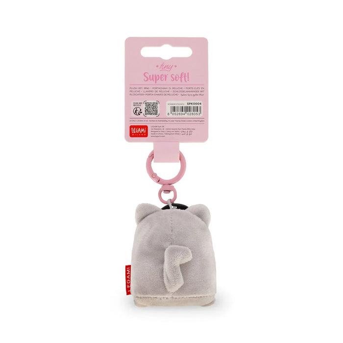 Legami Plush Key Ring - Tiny Super Soft! - Kitty