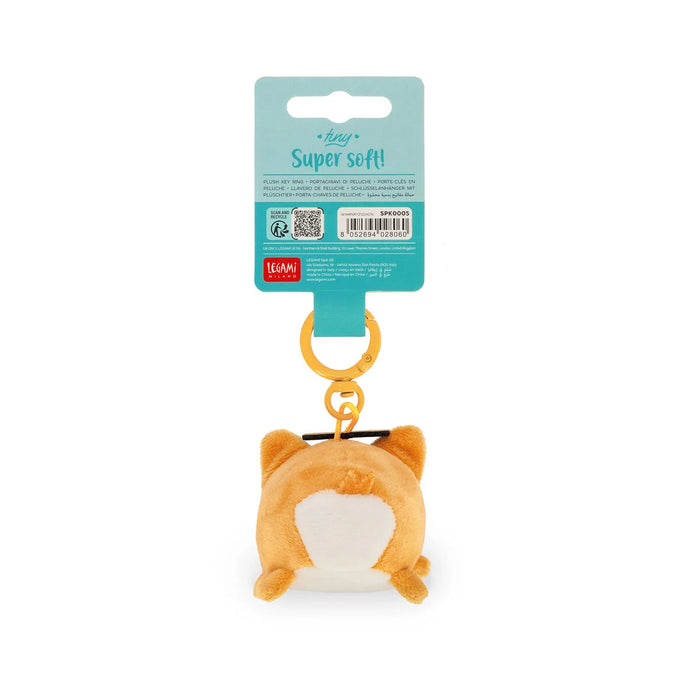 Legami Plush Key Ring - Tiny Super Soft! - Corgi