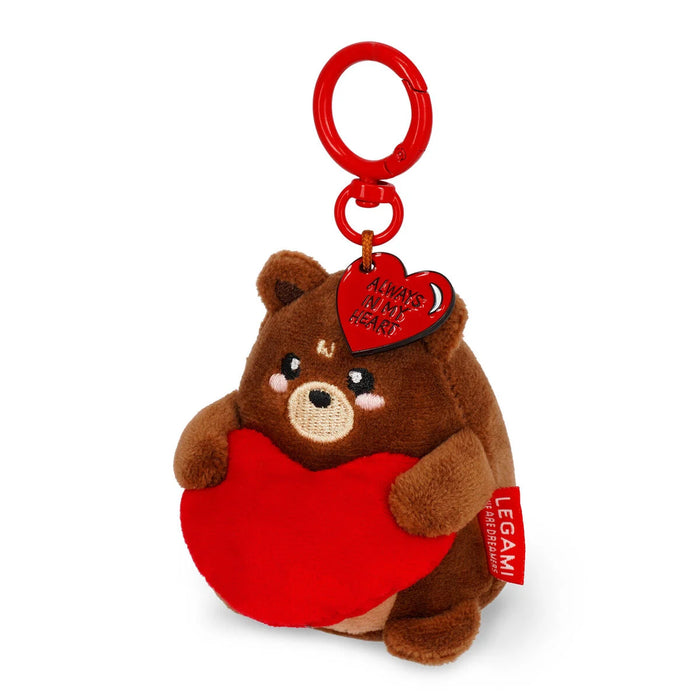 Legami Plush Key Ring - Tiny Super Soft! - Teddy Bear