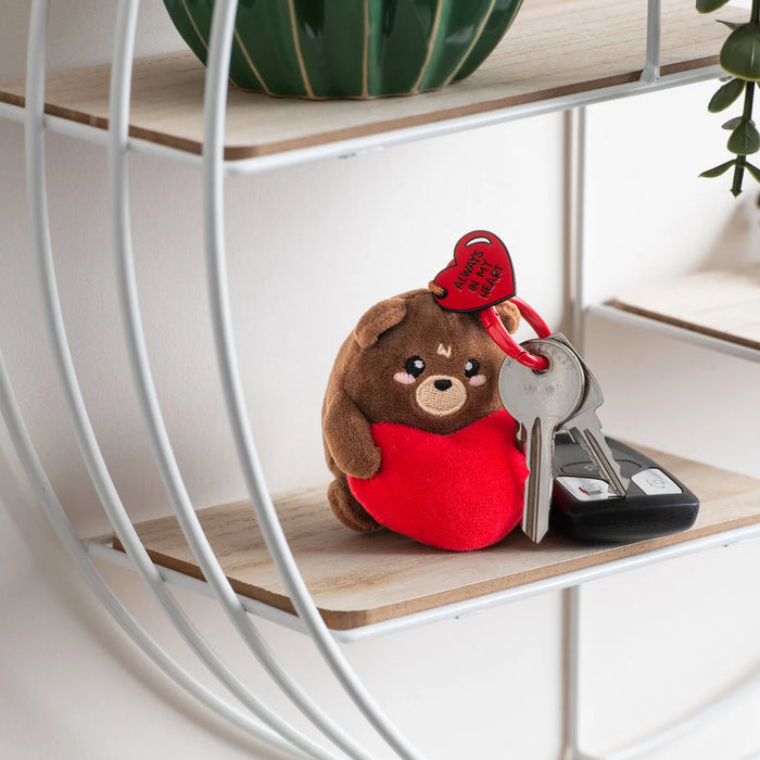 Legami Plush Key Ring - Tiny Super Soft! - Teddy Bear
