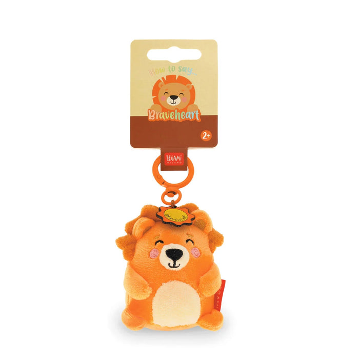 Legami Plush Key Ring - Tiny Super Soft! - Lion
