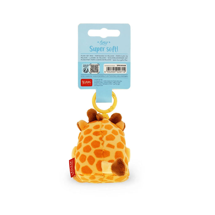Legami Plush Key Ring - Tiny Super Soft! - Giraffe