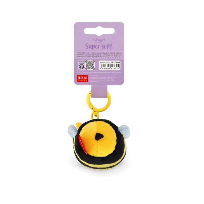 Legami Plush Key Ring - Tiny Super Soft! - Bee