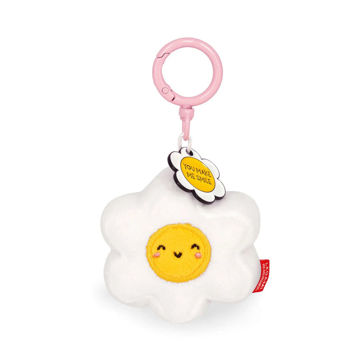 Legami Plush Key Ring - Tiny Super Soft! - Daisy