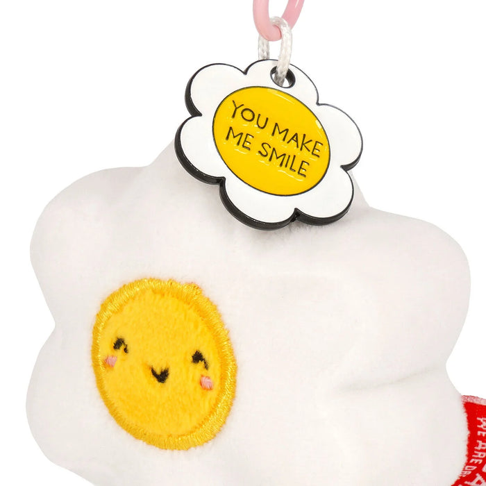 Legami Plush Key Ring - Tiny Super Soft! - Daisy