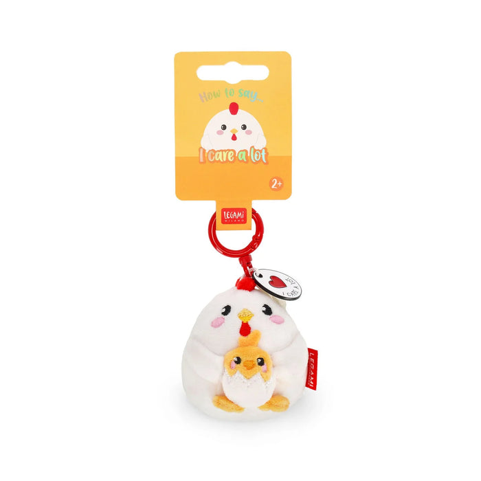 Legami Plush Key Ring - Tiny Super Soft! - Hen