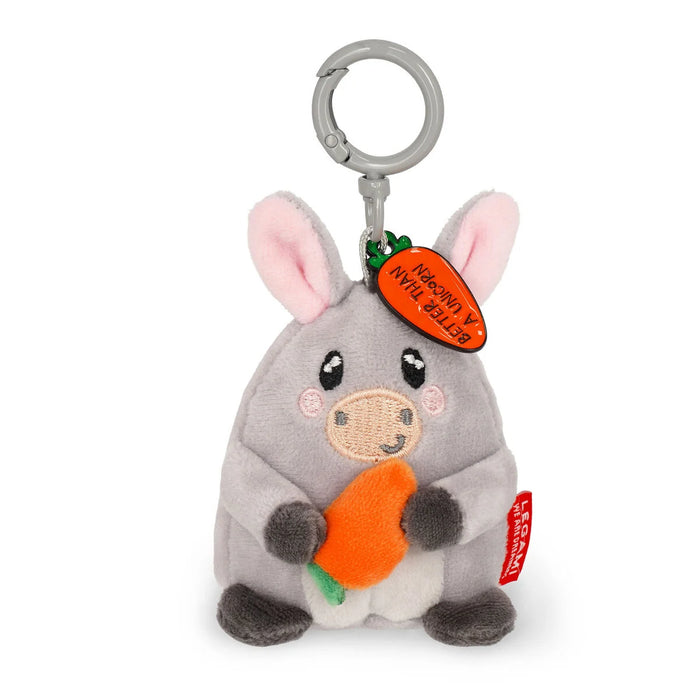 Legami Plush Key Ring - Tiny Super Soft! - Donkey