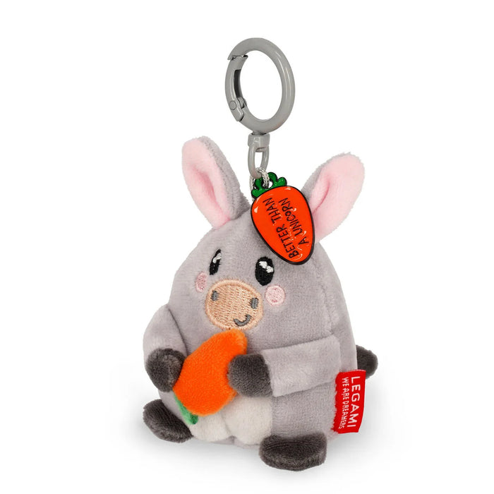 Legami Plush Key Ring - Tiny Super Soft! - Donkey