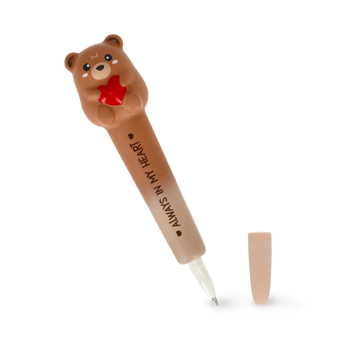 Legami Always In My Heart Teddy Bear Squishy Pen