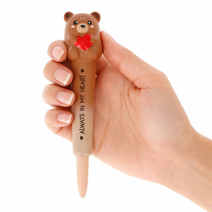 Legami Always In My Heart Teddy Bear Squishy Pen