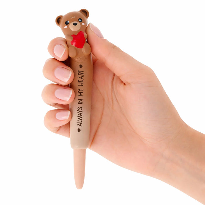 Legami Always In My Heart Teddy Bear Squishy Pen