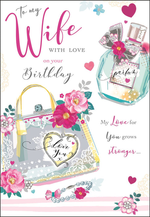 Jonny Javelin 'To My Wife With Love' Anniversary Card