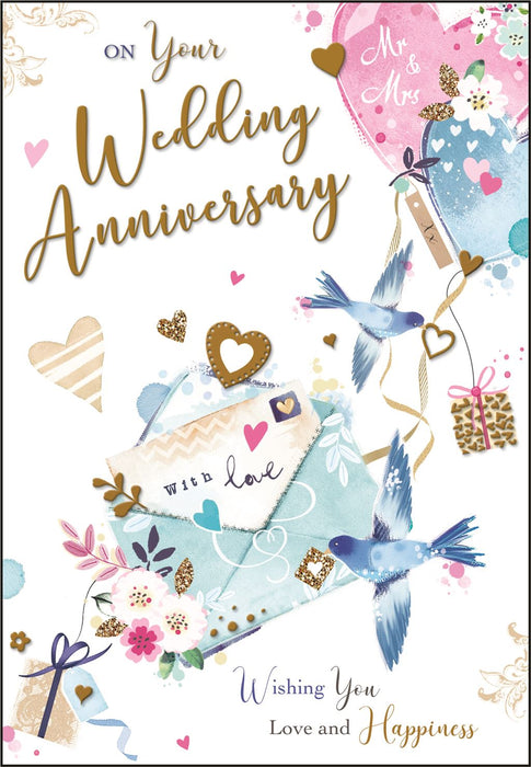 Jonny Javelin 'On Your Wedding Anniversary' Anniversary Card