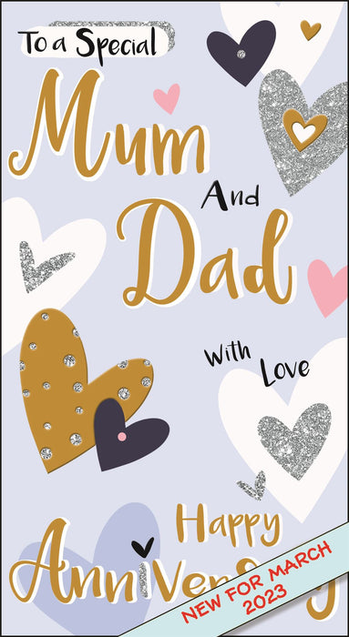 Jonny Javelin 'Mum & Dad Anniversary' Card