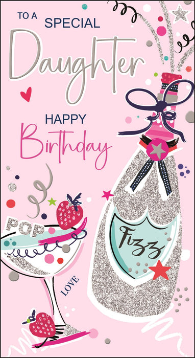 Jonny Javelin 'Daughter' Birthday Card