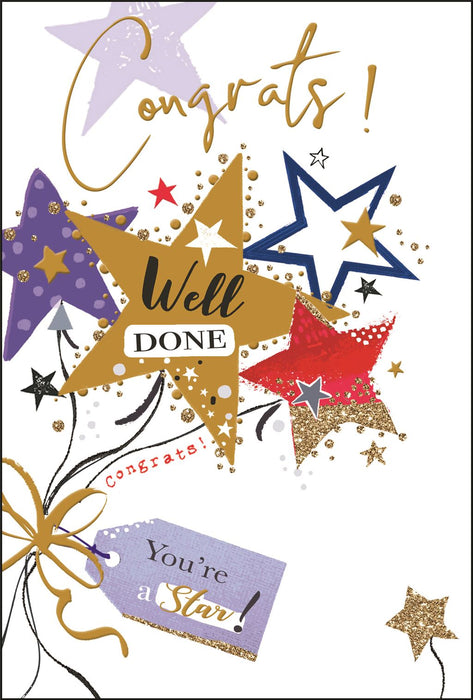 Jonny Javelin 'Congrats Well Done' Card