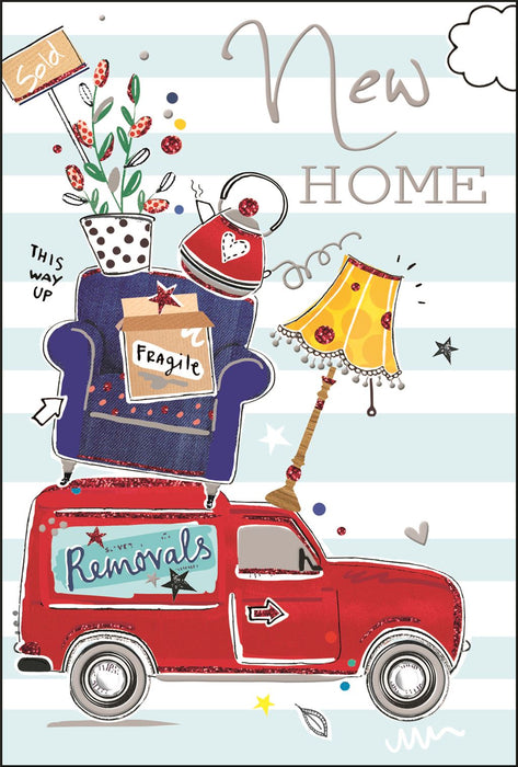 Jonny Javelin 'New Home' Card