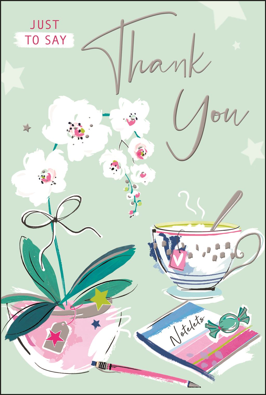 Jonny Javelin 'Just To Say Thank You' Card — Maple Gifts
