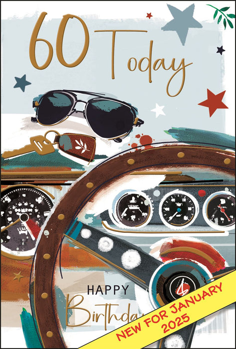 Jonny Javelin '60th Today' Birthday Card