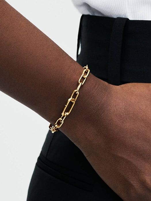 Pandora ME Link Chain Bracelet 14k Gold Plating