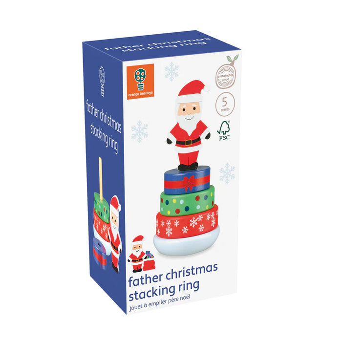 Orange Tree Father Christmas Stacking Ring