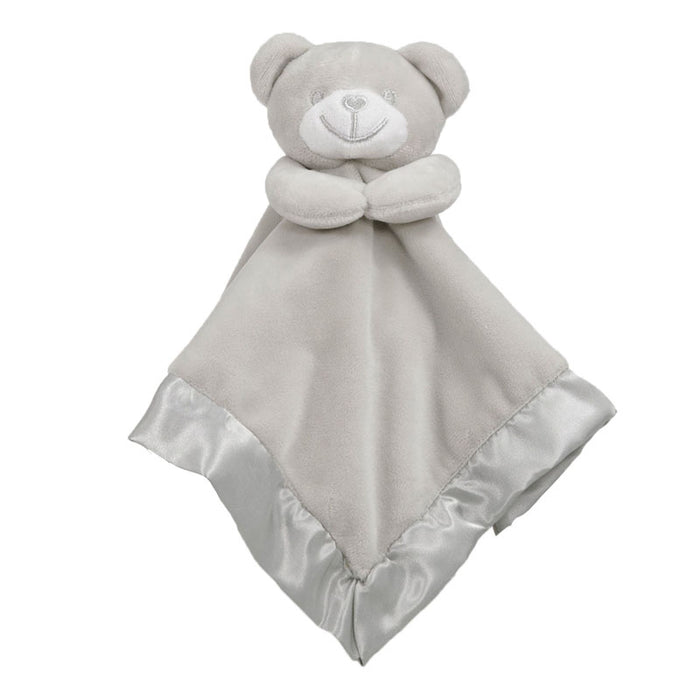 Soft Touch Grey Teddy Comforter