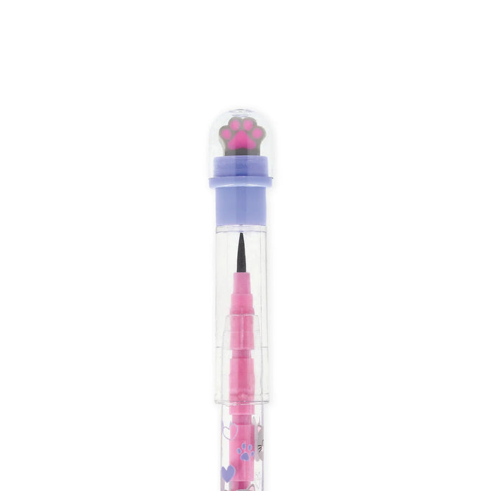 Legami Stackable Pencil With Eraser - Kitty