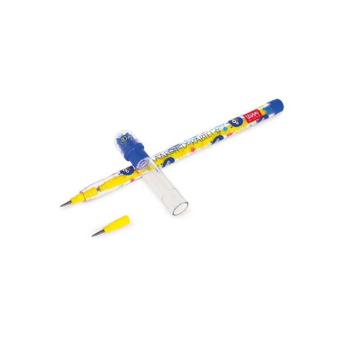 Legami Stackable Pencil With Eraser - Monster
