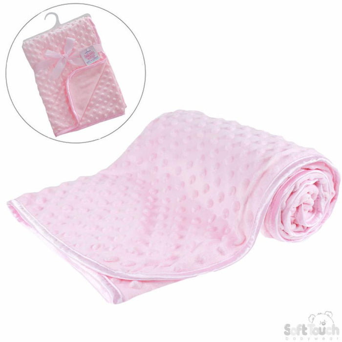 Elizabeth Anne Baby Pink Satin Bubble Wrap On Hanger
