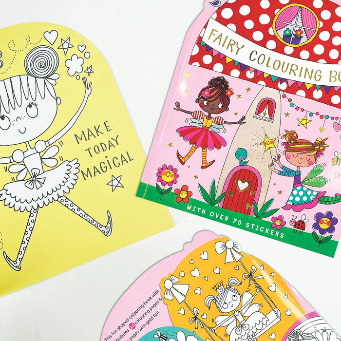 Rachel Ellen Fairy Die-Cut Colouring Book With Stickers