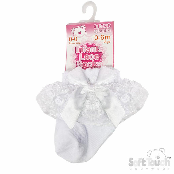 Elizabeth Anne Organza And Lace Sock