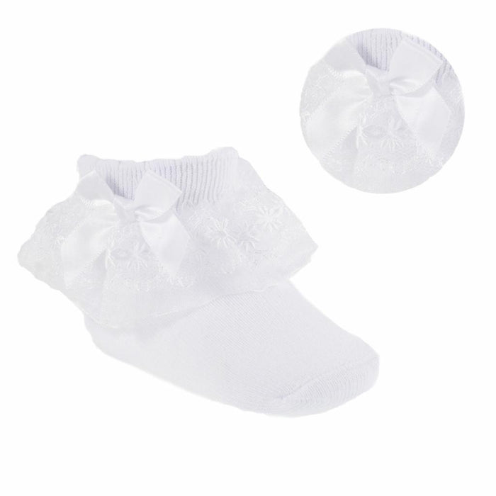 Elizabeth Anne Organza And Lace Sock