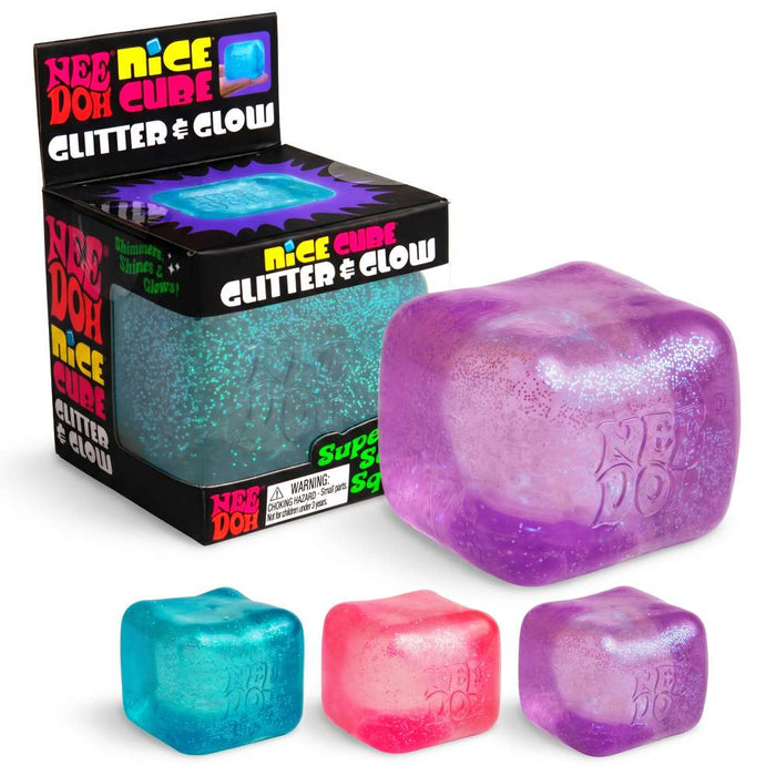 Bigjigs Toys Needoh Glitter and Glow Nice Cube