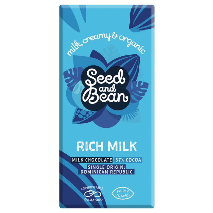 Seed & Bean Rich Milk Chocolate Bar