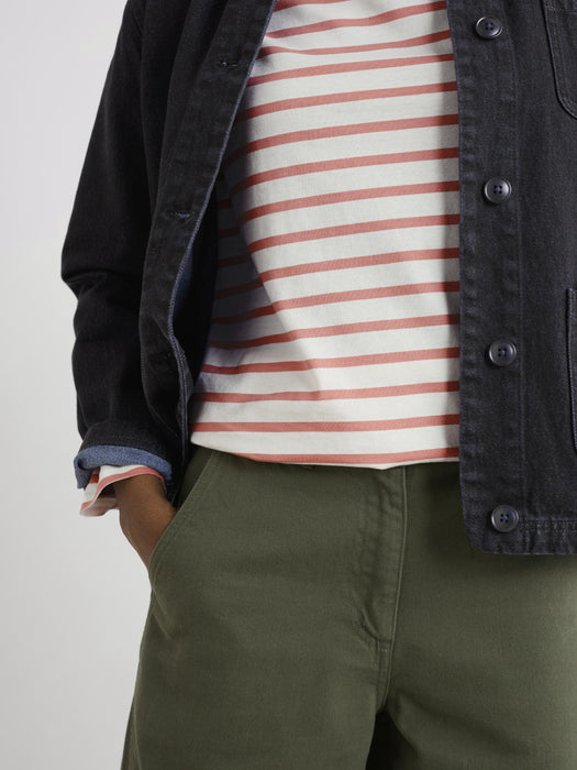 Seasalt Women's Sailor Shirt In Breton Dusty Rose