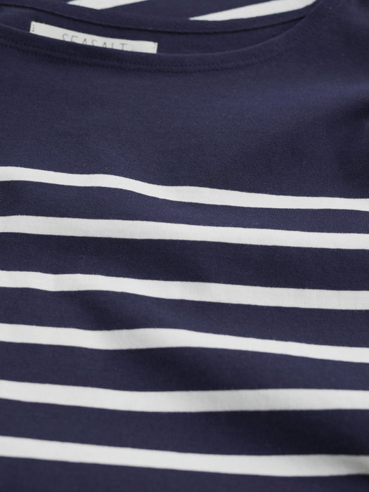 Seasalt Women's Sailor Shirt In Falmouth Breton Maritime Chalk