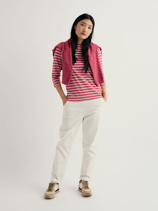 Seasalt Women's Sailor Top In Breton Echinacea