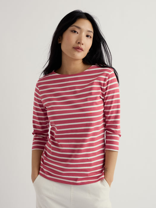 Seasalt Women's Sailor Top In Breton Echinacea